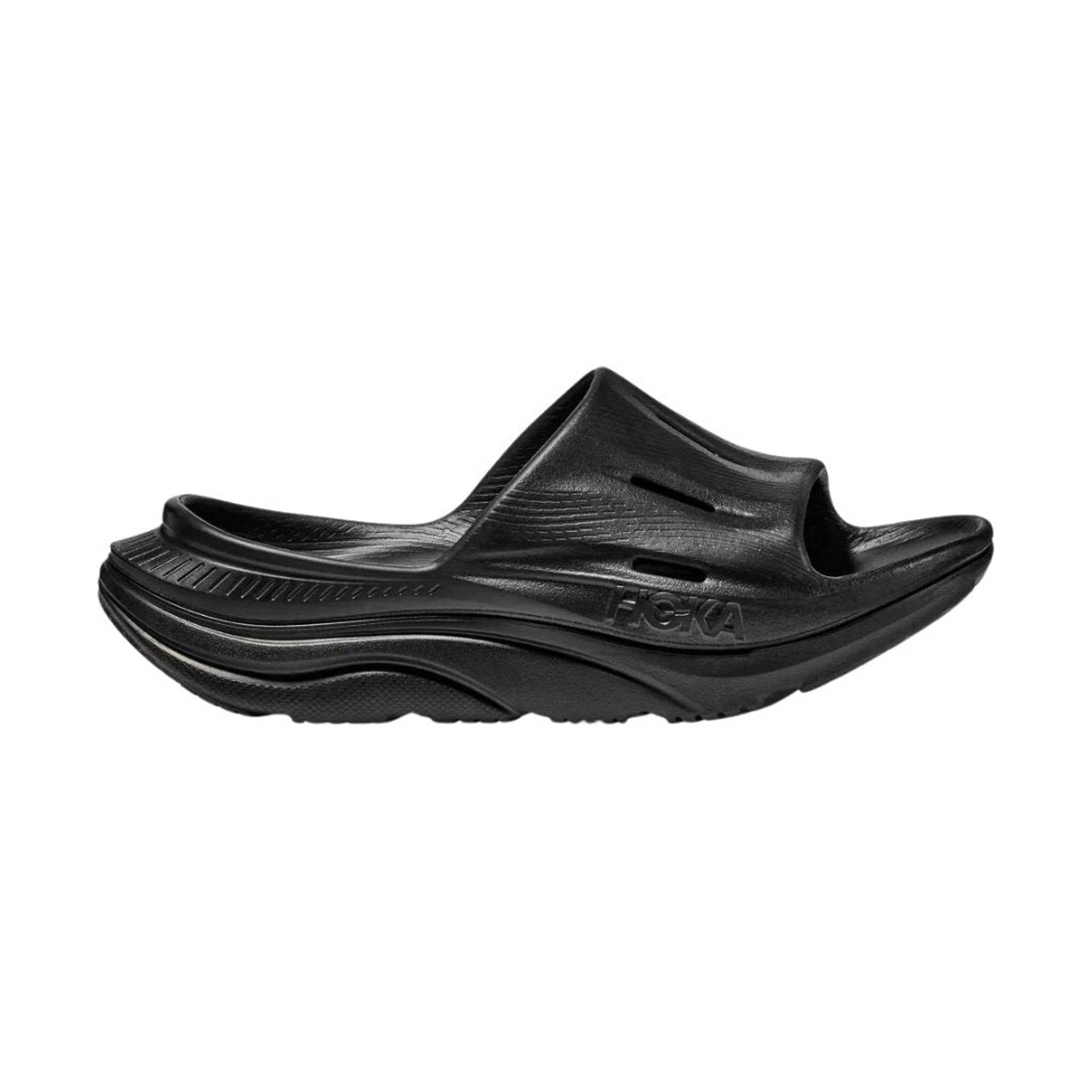 HOKA Ora Recovery Slide 3 - Black by Lenny's Shoe & Apparel
