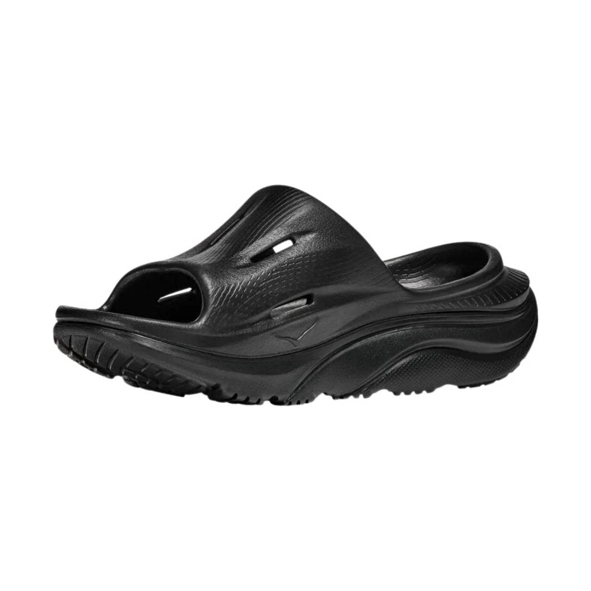 HOKA Ora Recovery Slide 3 - Black by Lenny's Shoe & Apparel