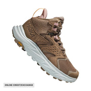 HOKA Women's Anacapa 2 Mid GTX Hiking Shoes - Dune/Ice Flow