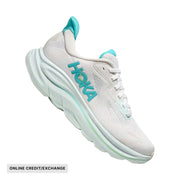 HOKA Women's Clifton 10 Running Shoes - White/ Cielo Blue