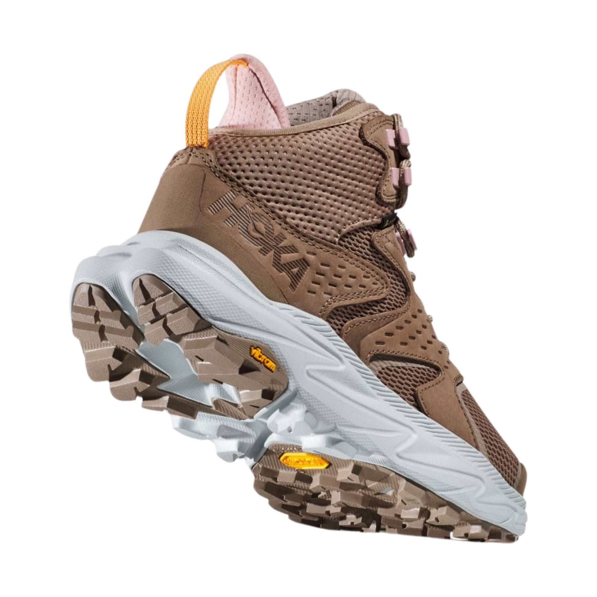 HOKA Women's Anacapa 2 Mid GTX Hiking Shoes - Dune/Ice Flow by Lenny's Shoe & Apparel