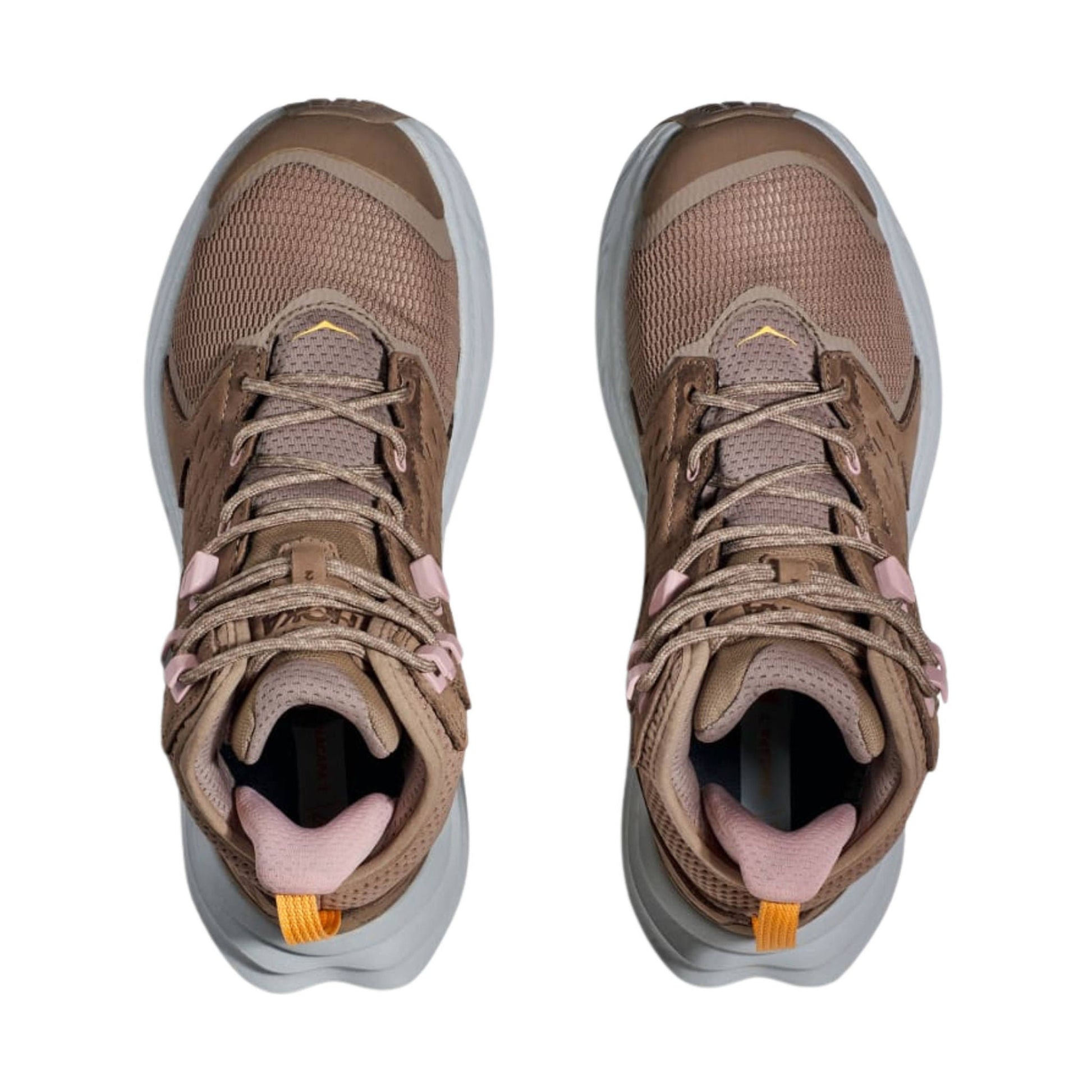 HOKA Women's Anacapa 2 Mid GTX Hiking Shoes - Dune/Ice Flow by Lenny's Shoe & Apparel