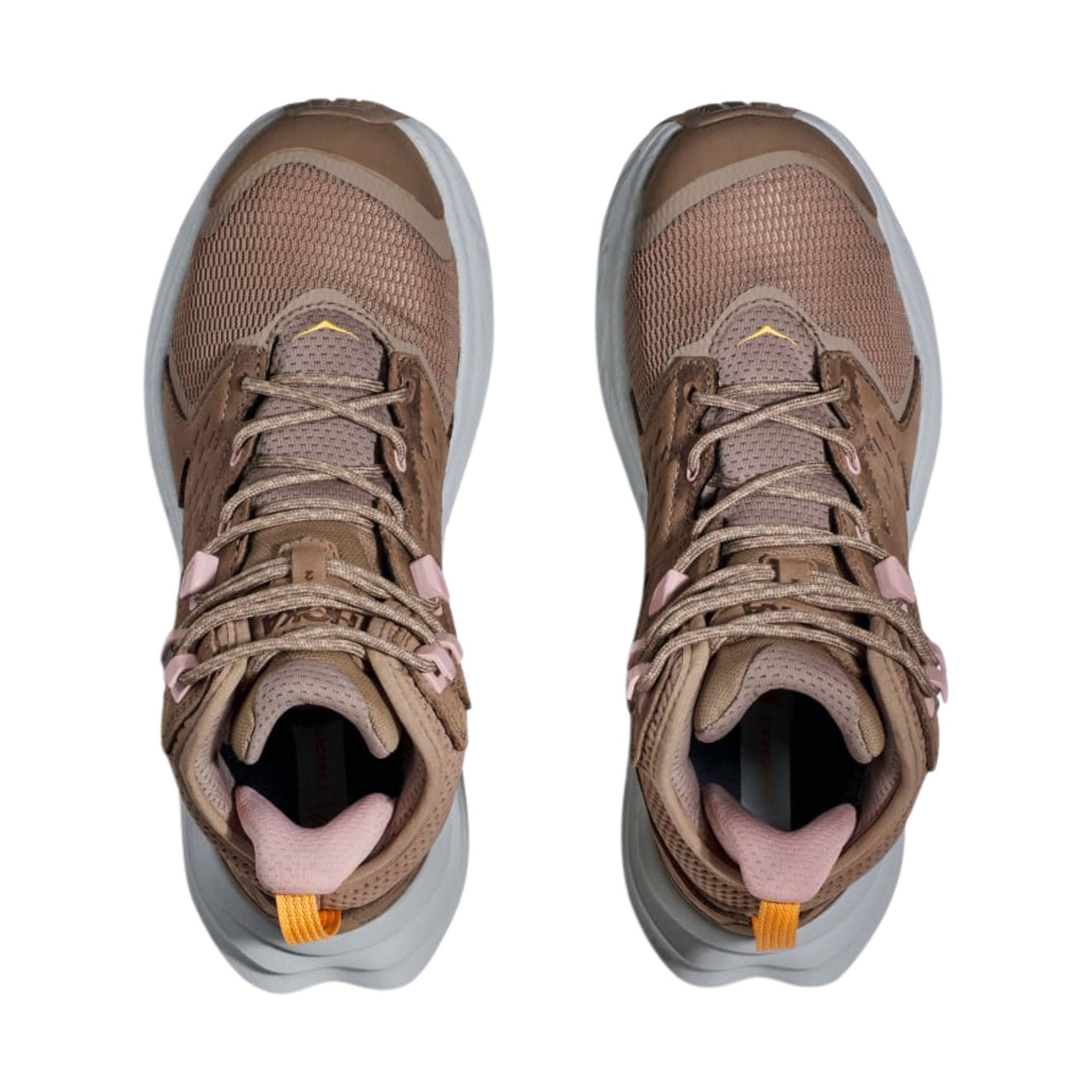 HOKA Women's Anacapa 2 Mid GTX Hiking Shoes - Dune/Ice Flow by Lenny's Shoe & Apparel