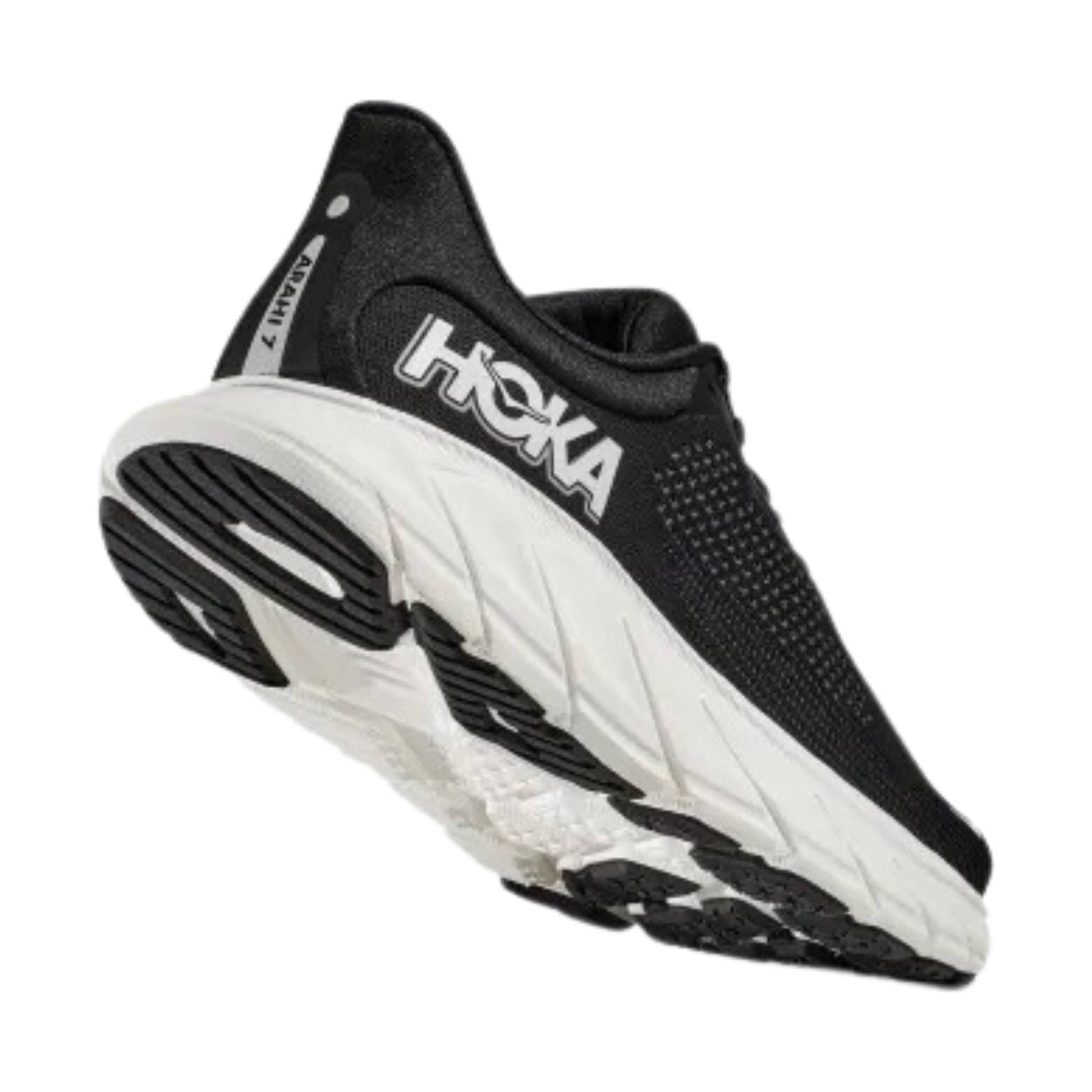 HOKA Women's Arahi 7 - Black/White by Lenny's Shoe & Apparel