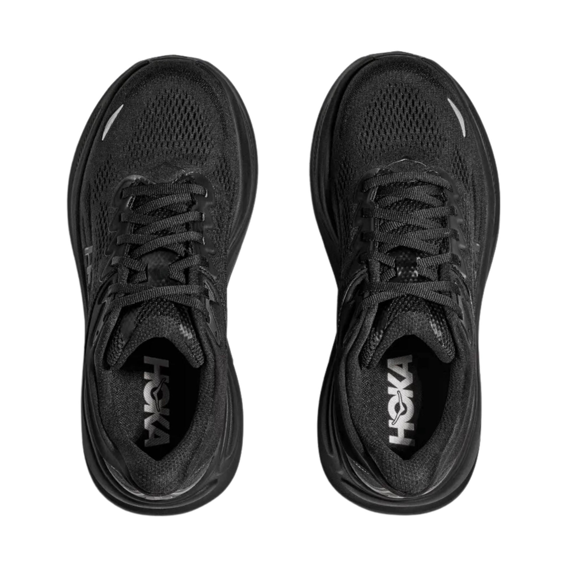 HOKA Women's Bondi 9 Running Shoes - Black/Black by Lenny's Shoe & Apparel
