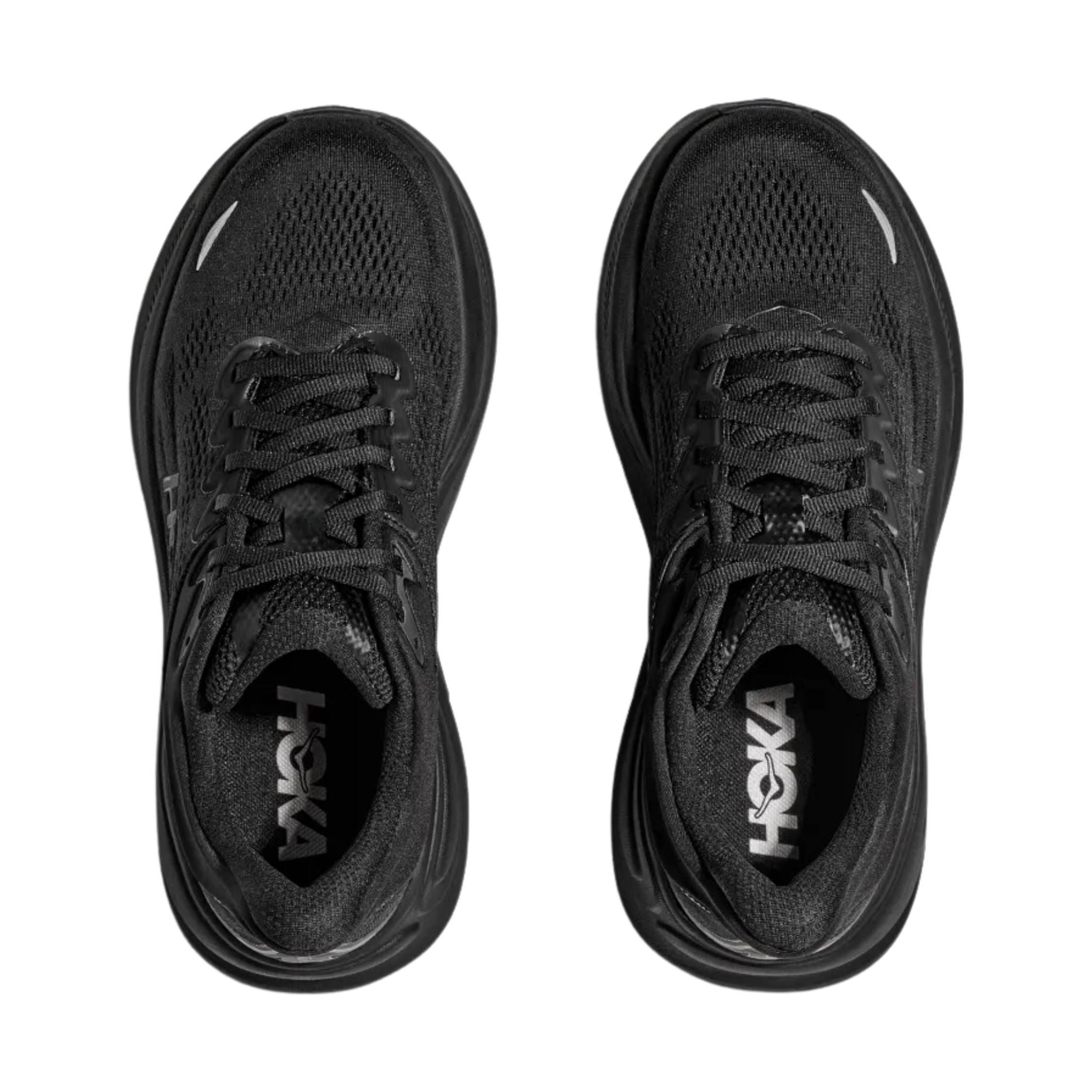 HOKA Women's Bondi 9 Running Shoes - Black/Black by Lenny's Shoe & Apparel