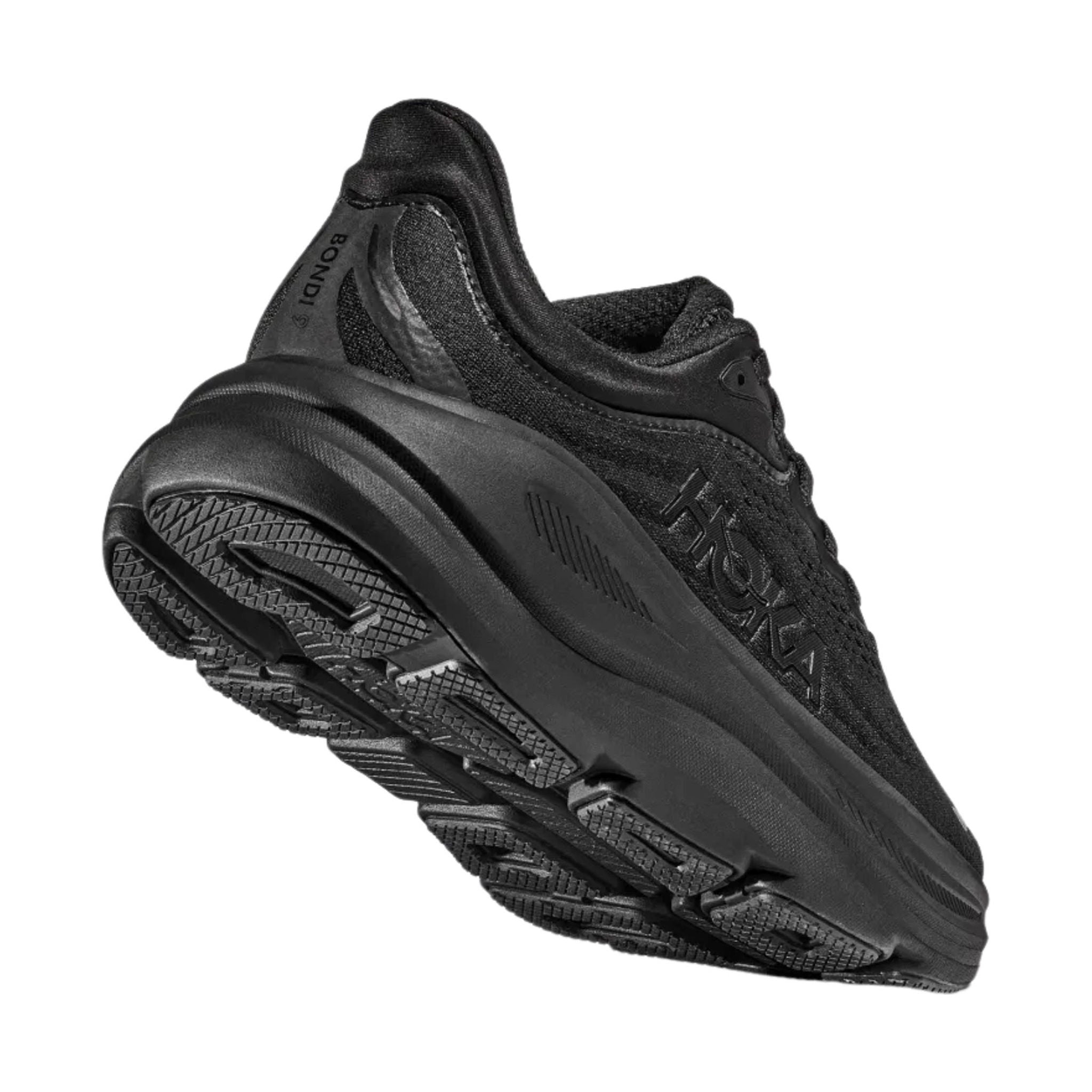 HOKA Women's Bondi 9 Running Shoes - Black/Black by Lenny's Shoe & Apparel