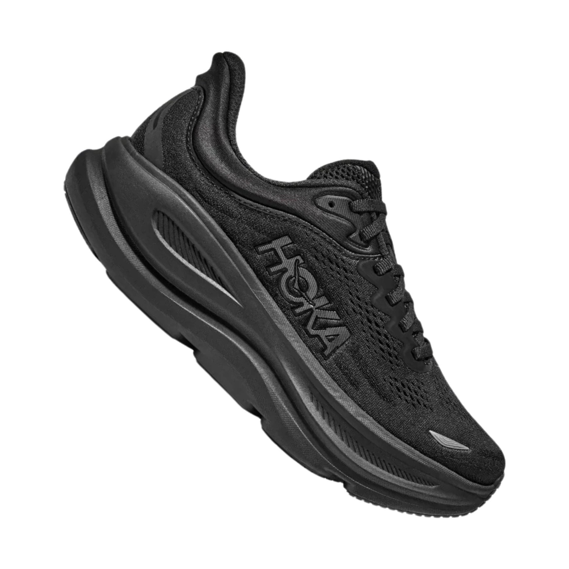 HOKA Women's Bondi 9 Running Shoes - Black/Black by Lenny's Shoe & Apparel