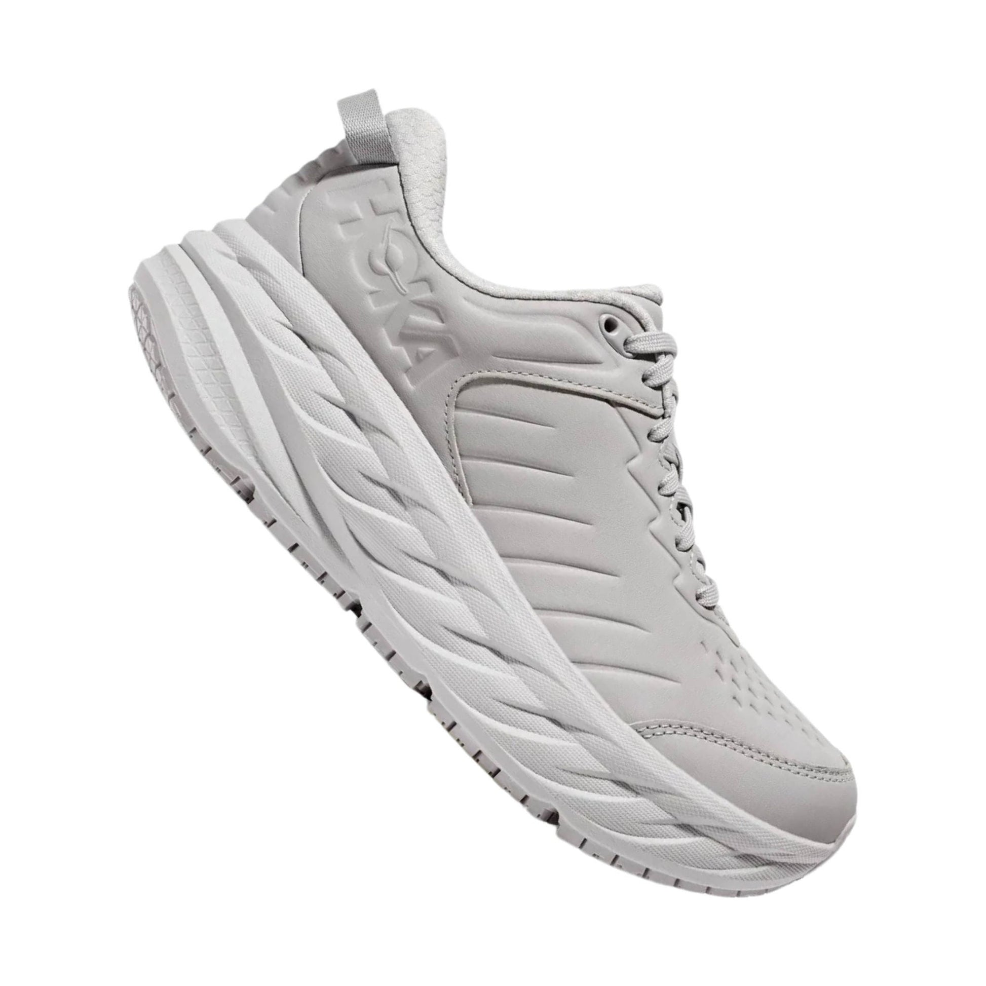 HOKA Women's Bondi SR Shoes - Harbor Mist/Lunar Rock by Lenny's Shoe & Apparel