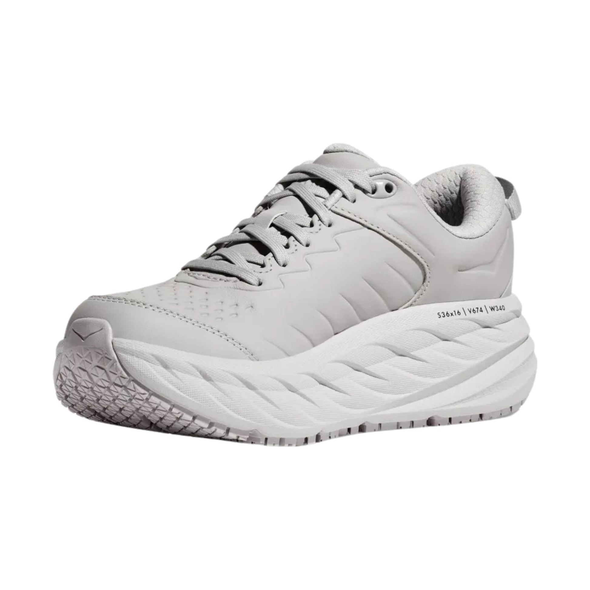 HOKA Women's Bondi SR Shoes - Harbor Mist/Lunar Rock by Lenny's Shoe & Apparel