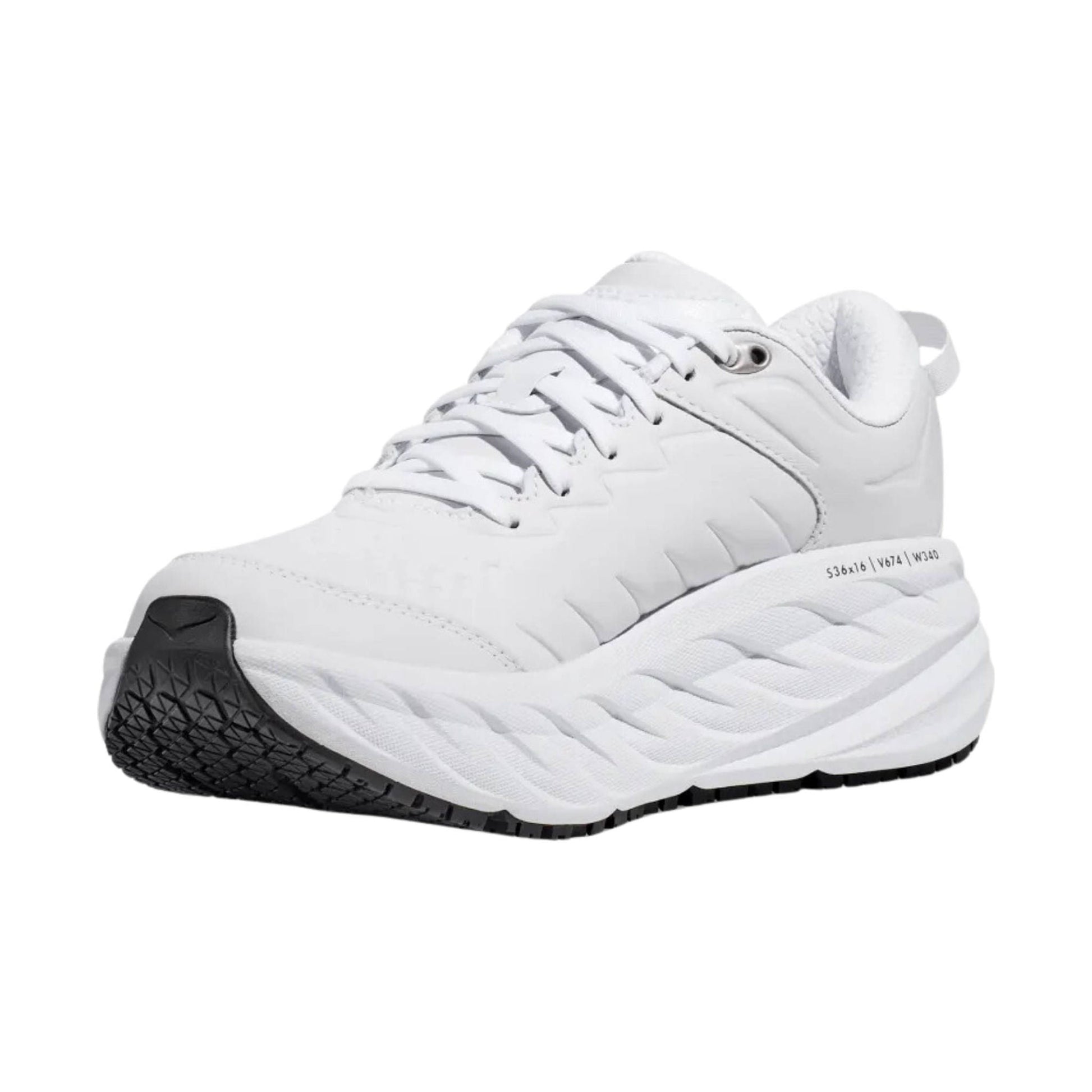 HOKA Women's Bondi SR Shoes - White by Lenny's Shoe & Apparel