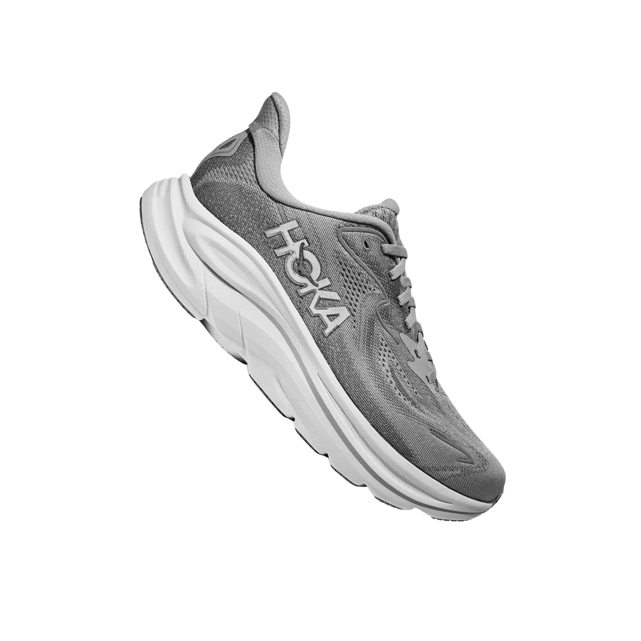 HOKA Women's Clifton 10 Running Shoes - Stellar Grey / Galactic Grey by Lenny's Shoe & Apparel