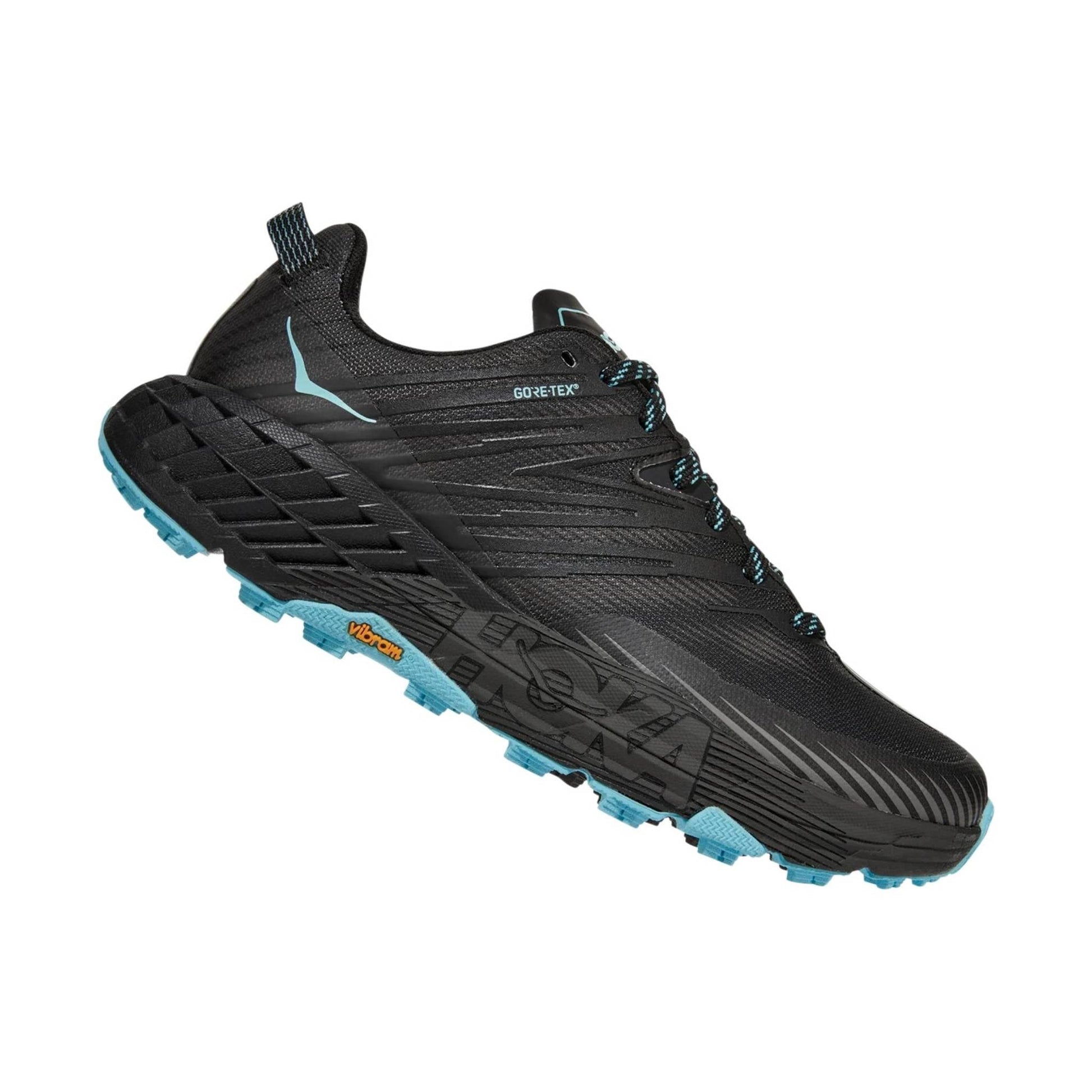 HOKA Women's Speedgoat 4 GTX - Anthracite/Dark Gull Grey by Lenny's Shoe & Apparel