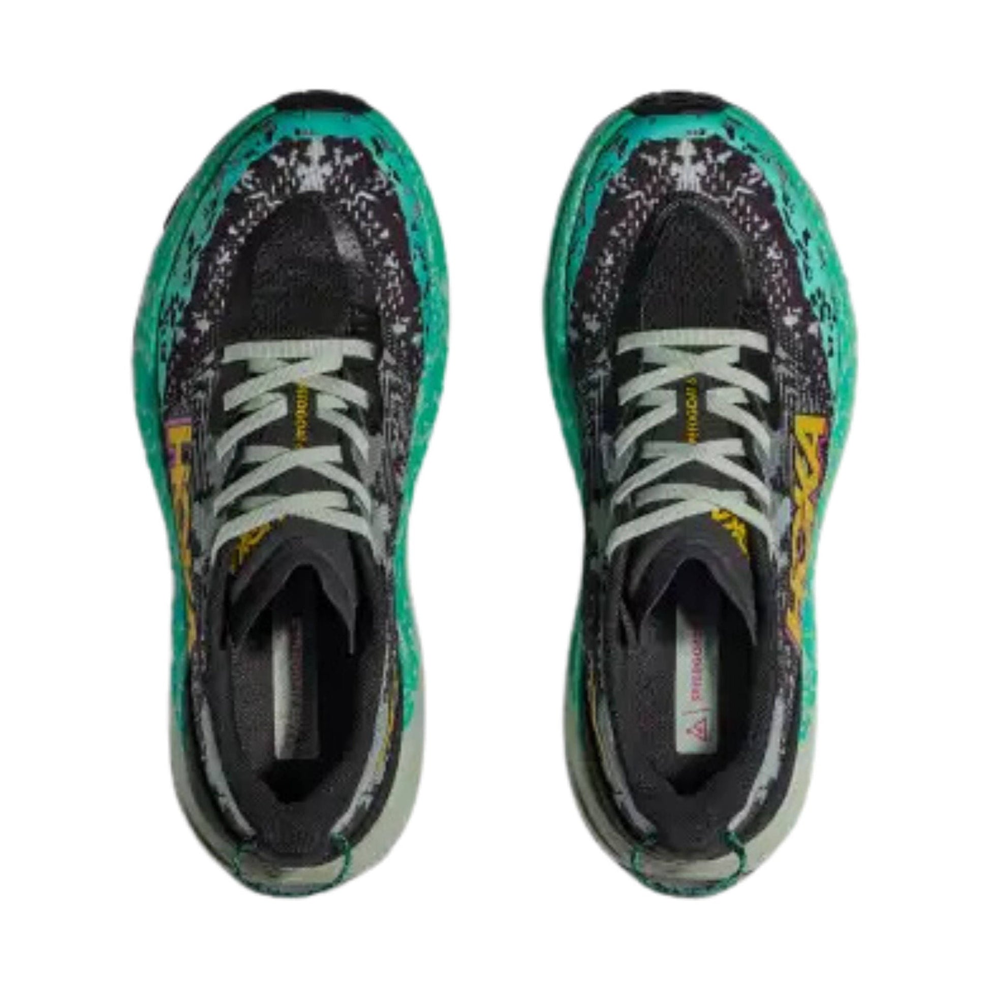 HOKA Women's Speedgoat 6 Trail Running Shoes - Black/ Aloe Vera by Lenny's Shoe & Apparel
