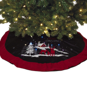 Glowing Winter Wonderland Tree Skirt