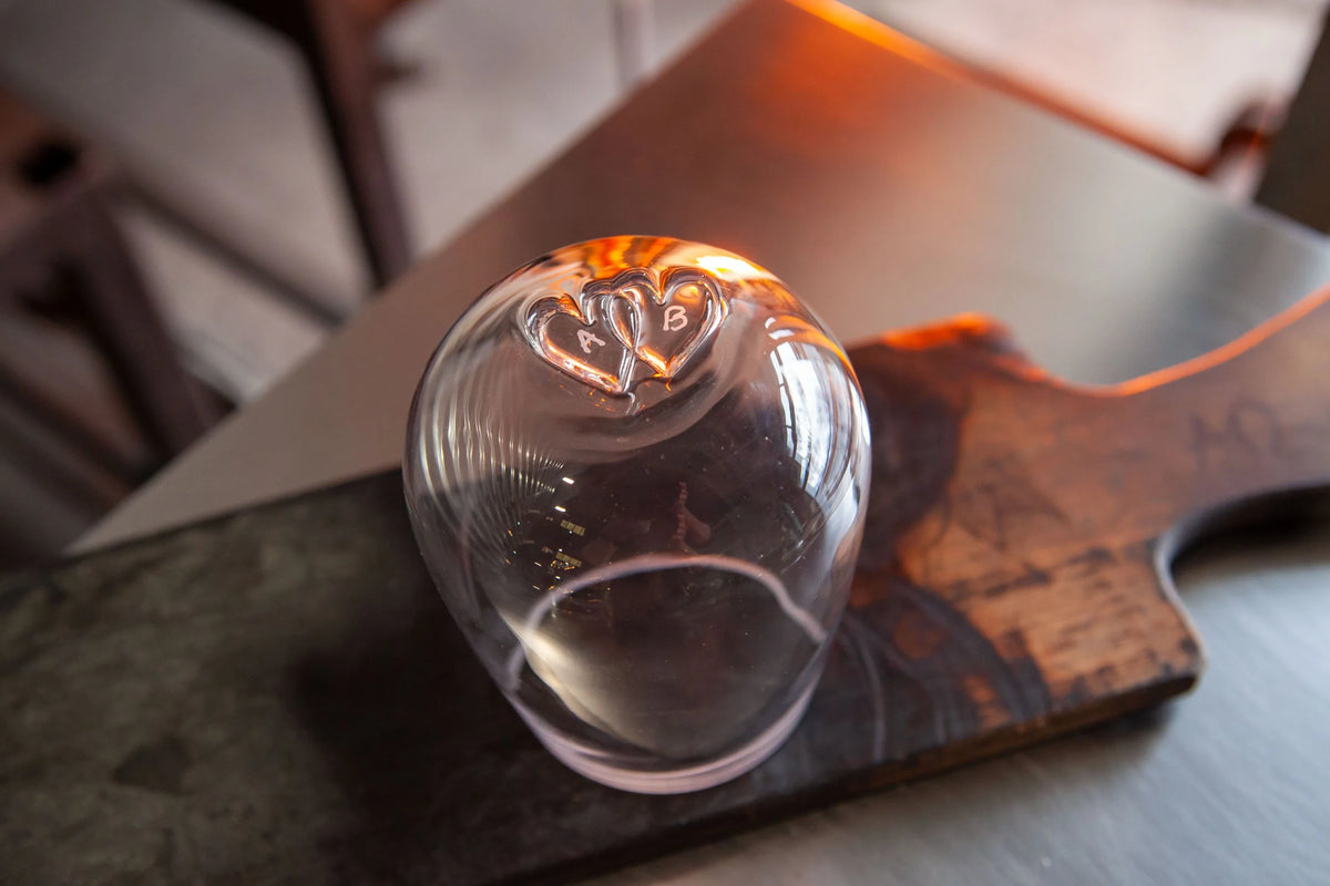 Tall Stemless Wine Glass