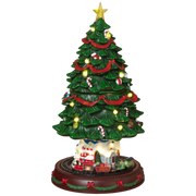 Lighted Musical Tree Village with Moving Train