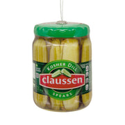 Kraft Claussen Pickles Jar Shatterproof Ornament