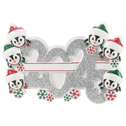 2025 Penguin Family of 6 Ornament