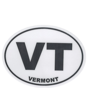 Small Vinyl Sticker - Vermont White Euro