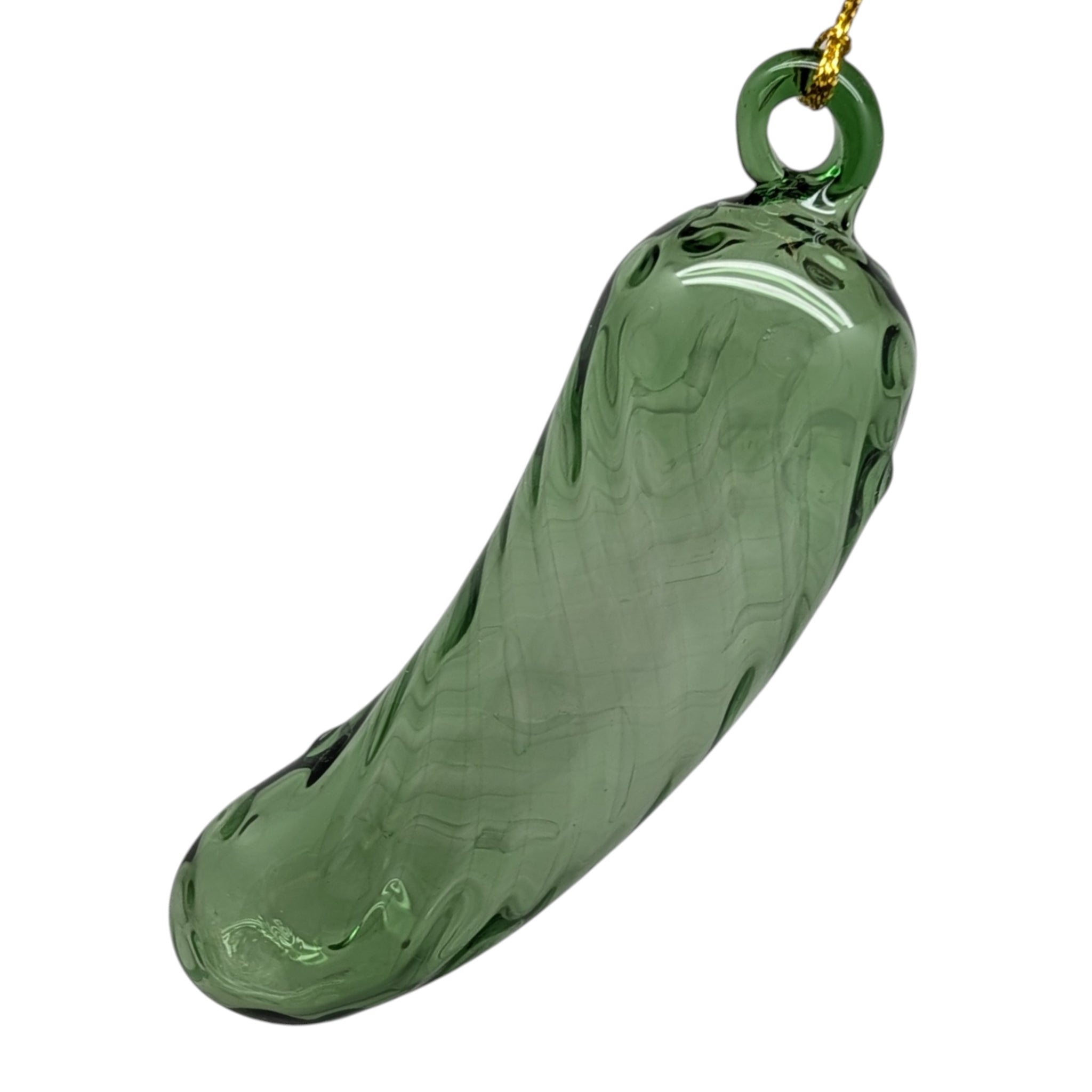 Egyptian Blown Glass Pickle Ornament