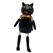 Halloween Black Cat Shelf Sitter