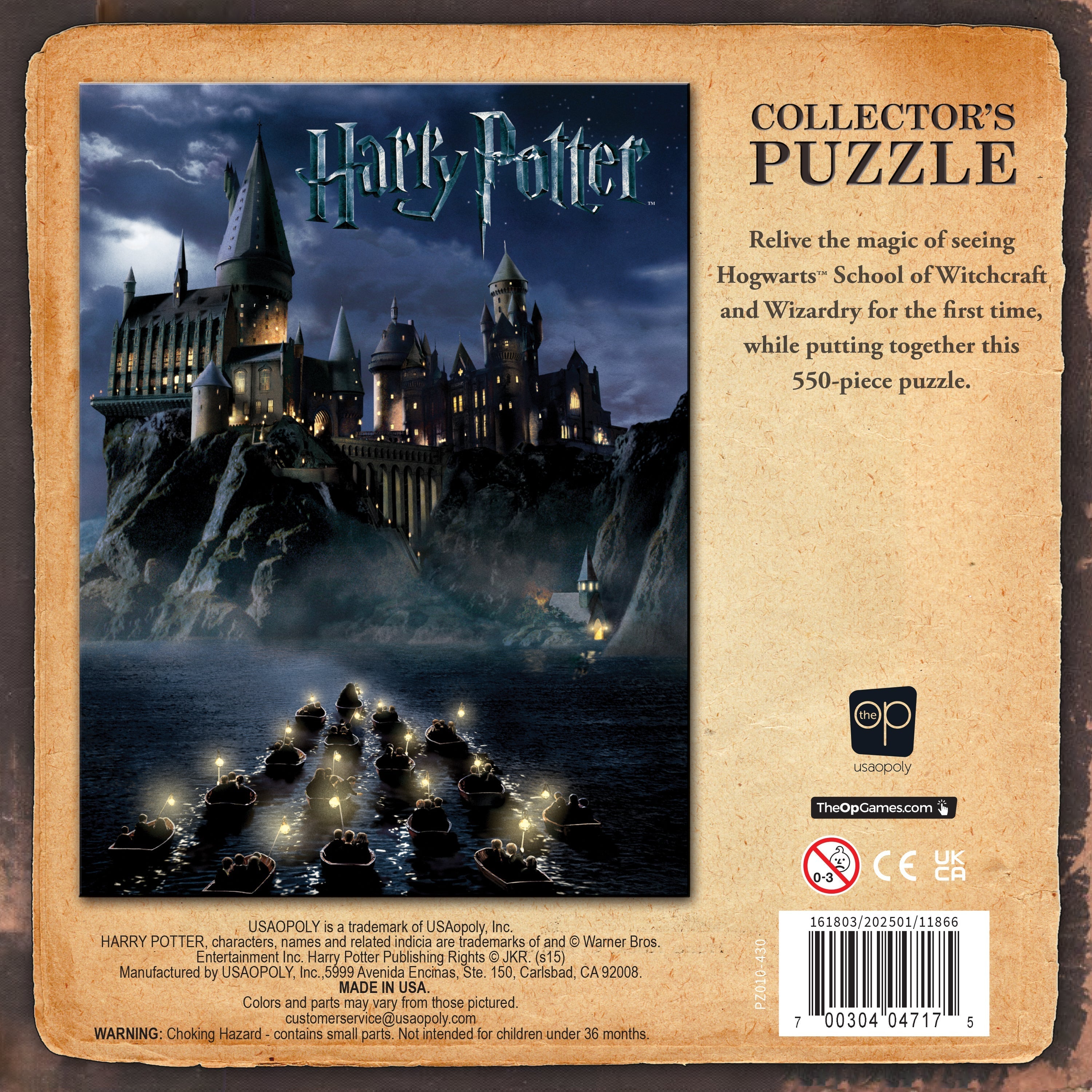 Harry Potter Collector’s Puzzle – Hogwarts Arrival Scene – 550 Pieces