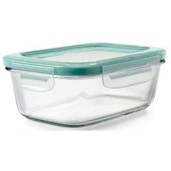 Food Storage Container Glass Smart Seal Rectangle 3.5cup by Homeportonline