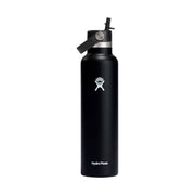 Hydro Flask 24 oz Standard With Flex Straw Cap - Black by Lenny's Shoe & Apparel