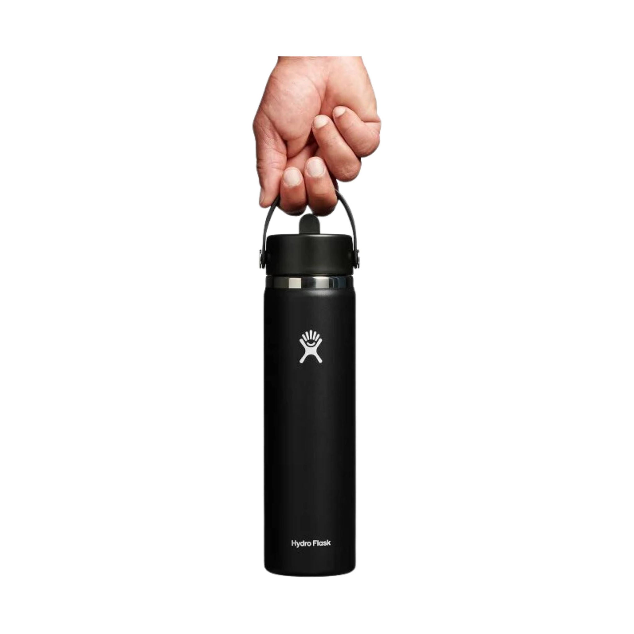 Hydro Flask 24 oz Wide Mouth With Flex Straw Cap - Black by Lenny's Shoe & Apparel