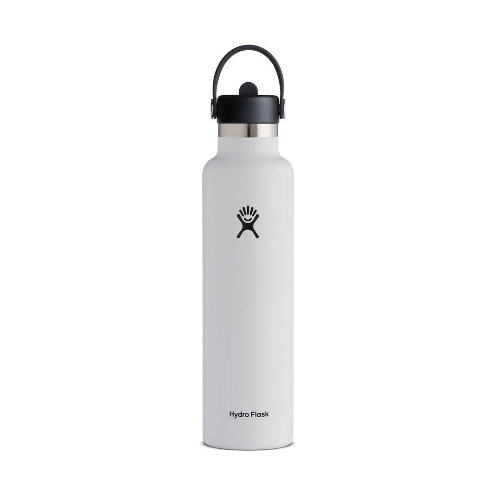 Hydro Flask 24oz Standard Mouth With Flex Straw - White by Lenny's Shoe & Apparel