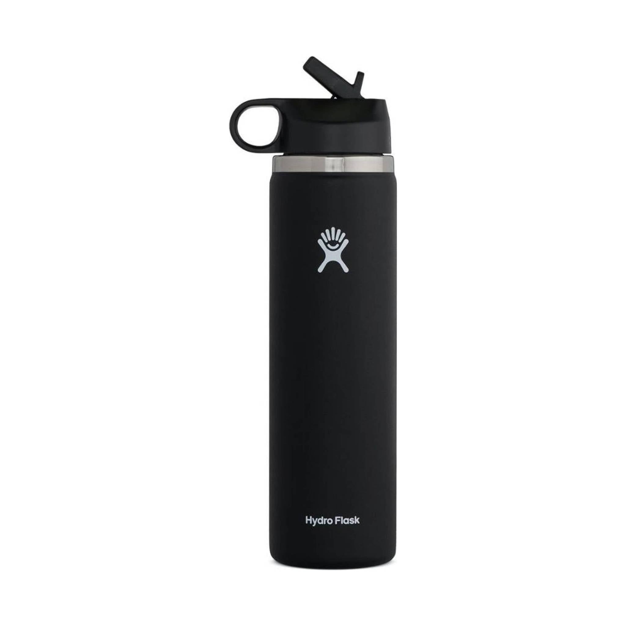 Hydro Flask 24oz Wide Mouth w/ Straw Lid - Black by Lenny's Shoe & Apparel