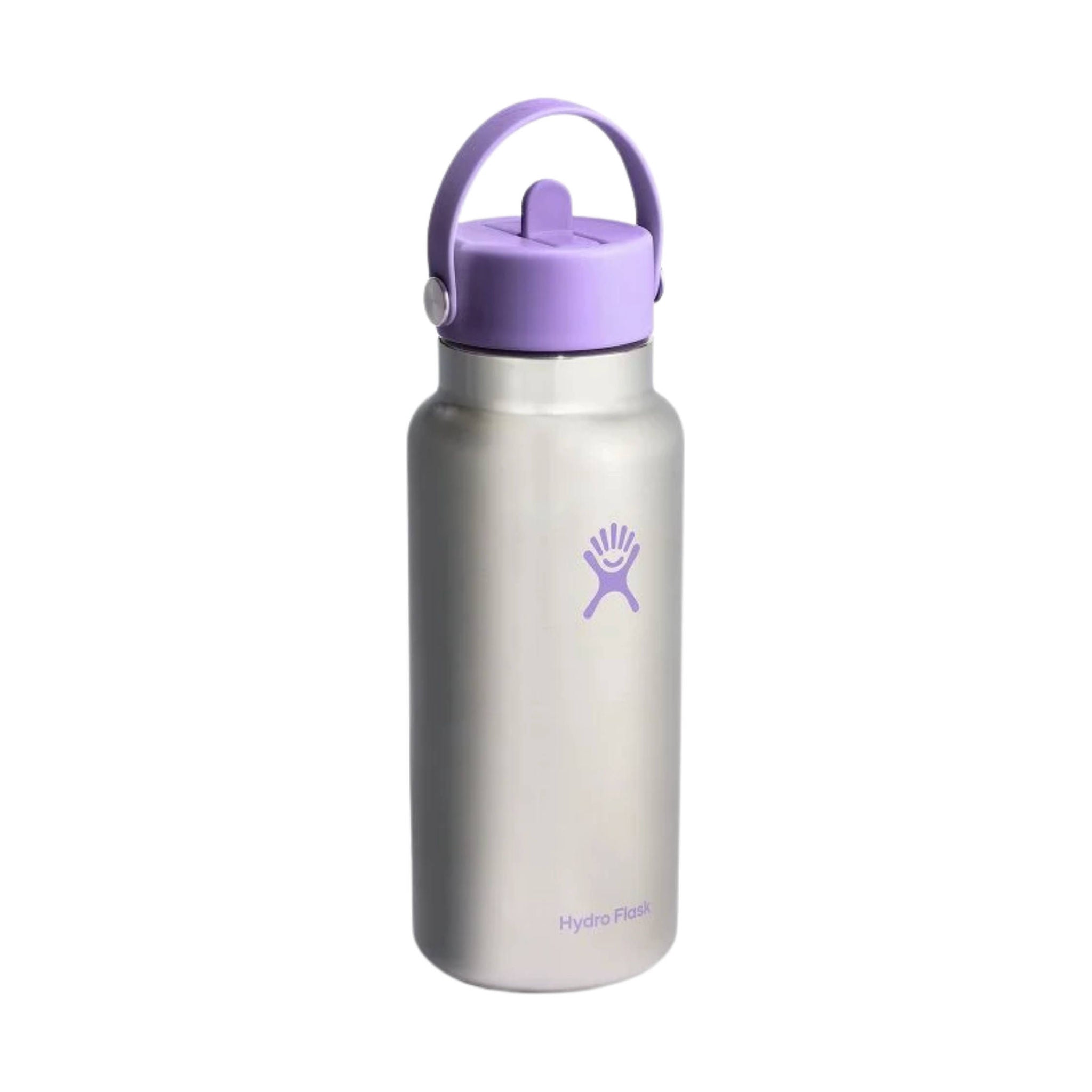 Hydro Flask 32 oz Wide Mouth With Flex Straw Cap - Stainless Violet (Limited Edition) by Lenny's Shoe & Apparel