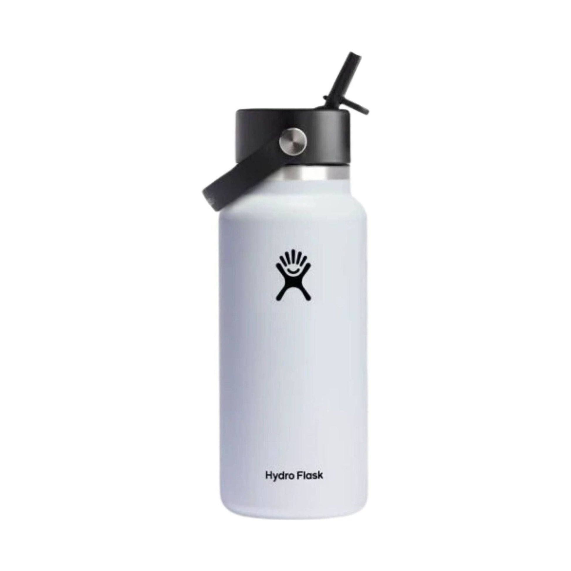 Hydro Flask 32 oz Wide Mouth With Flex Straw Cap - White by Lenny's Shoe & Apparel