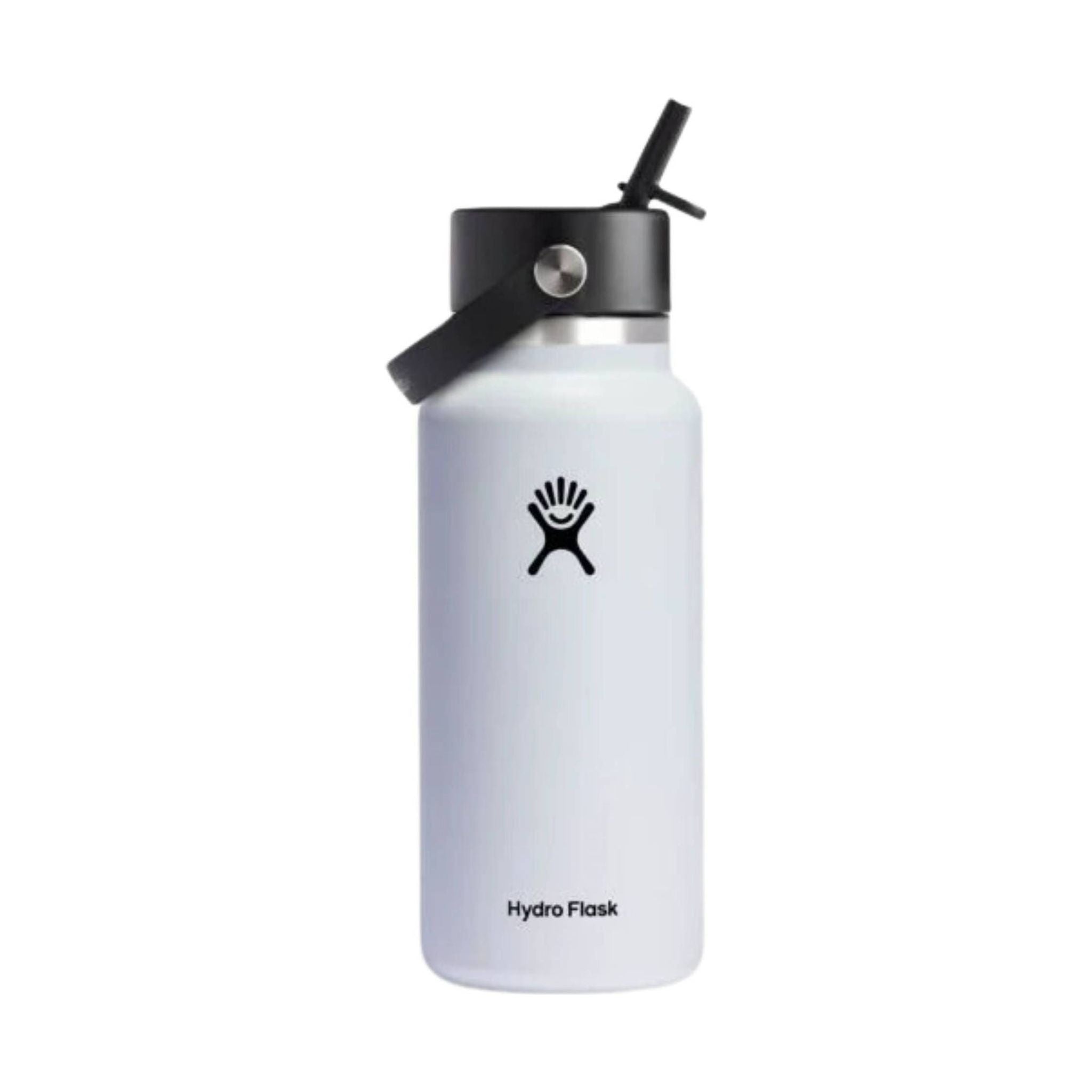 Hydro Flask 32 oz Wide Mouth With Flex Straw Cap - White by Lenny's Shoe & Apparel