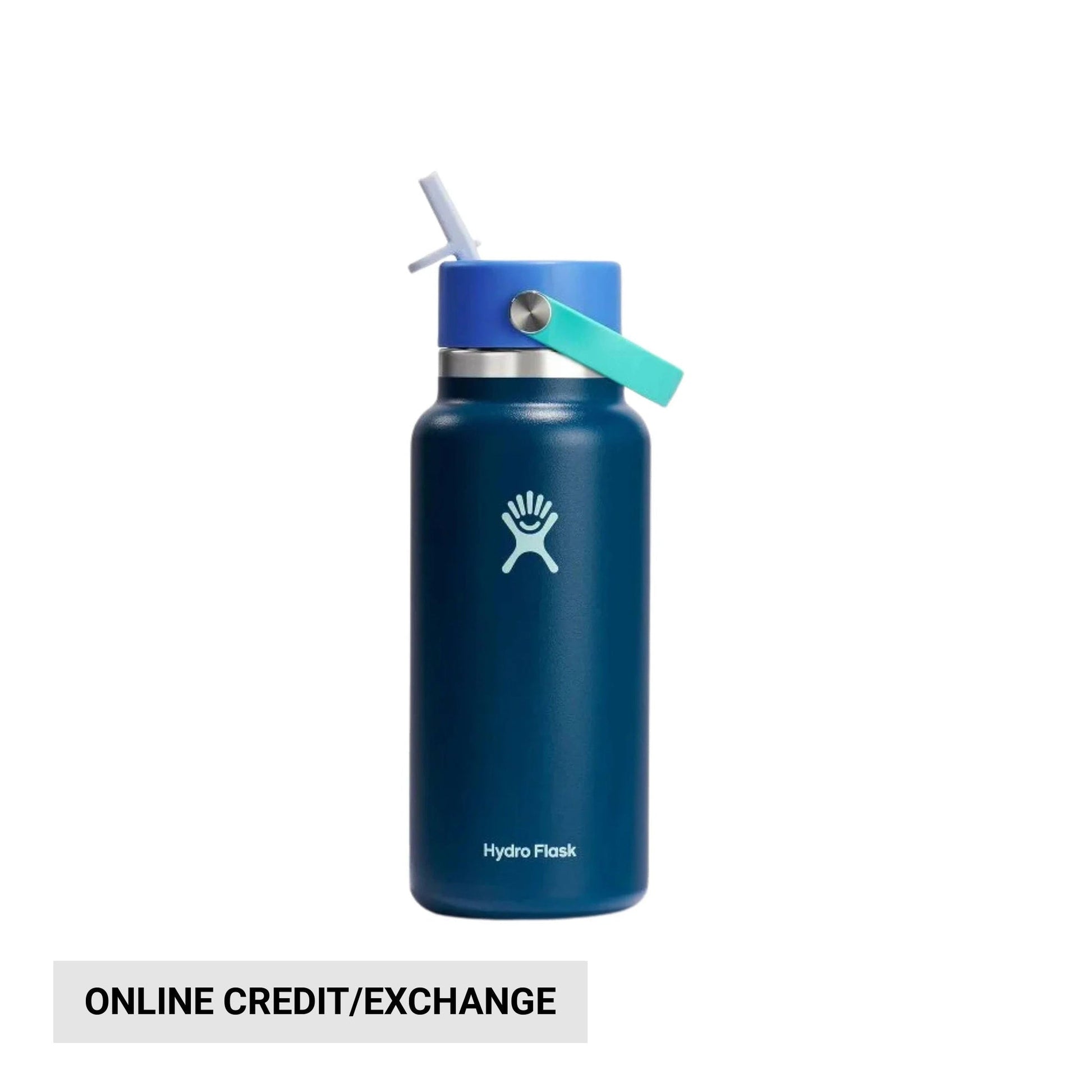 Hydro Flask 32 oz Wide Mouth With Flex Straw Cap - Winter Night (Limited Edition) by Lenny's Shoe & Apparel