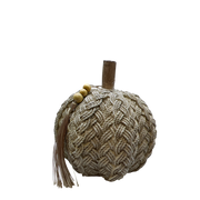 Natural Braided Harvest Pumpkin
