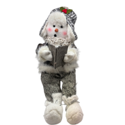 Animated  Snowman With Story Book Shelf Sitter