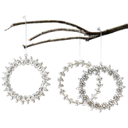 Rhinestone Wreath Ornament -