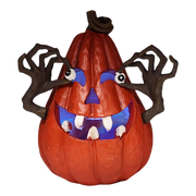 Light Up Jack-O-Lantern - Red