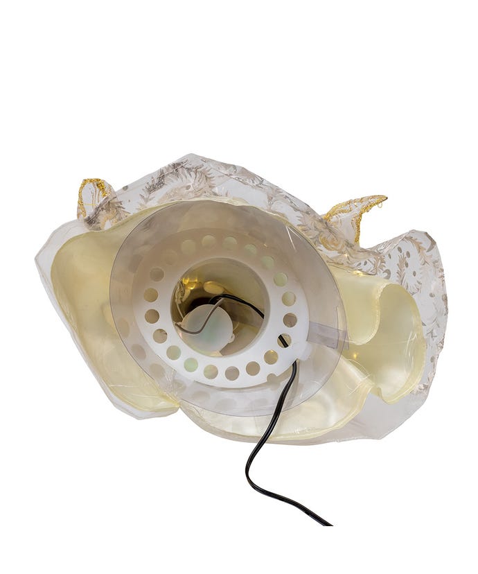 LED Fiber Optic Gold Angel Treetop