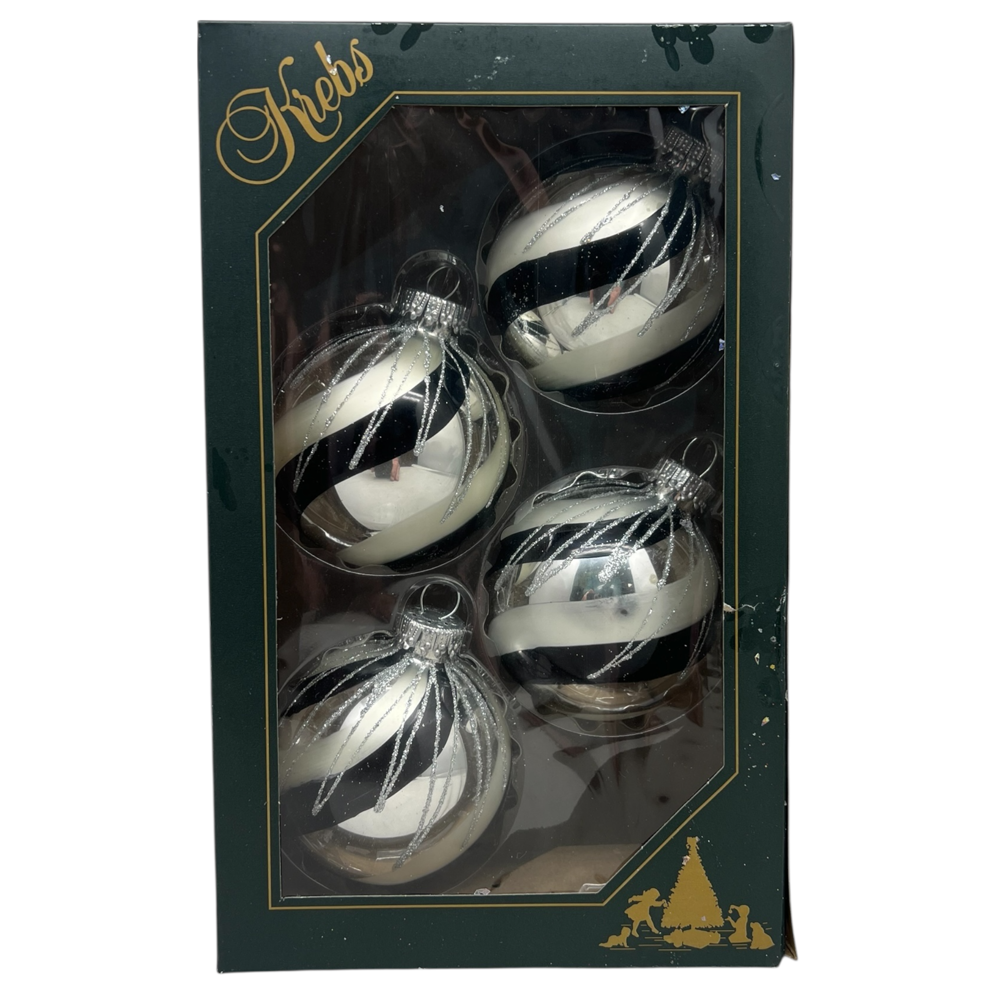 Krebs Value Glass Ball 4 pack - Shades of Grey