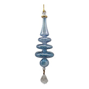 Twilight Blue Christmas Tree with Crystal Teardrop