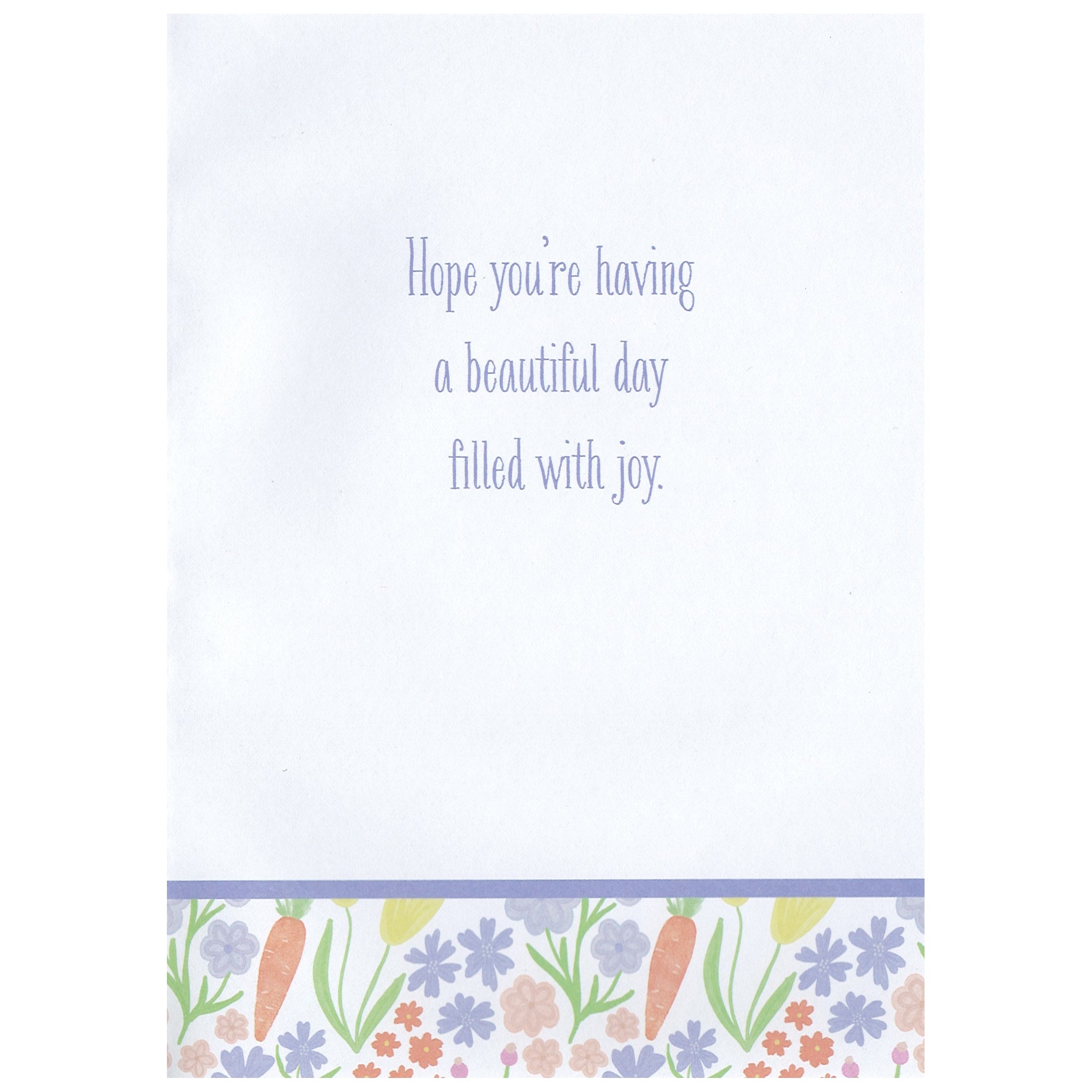 Floral Garden - Just Because Card