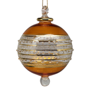 Ring Etched Stipple Ball - Gold