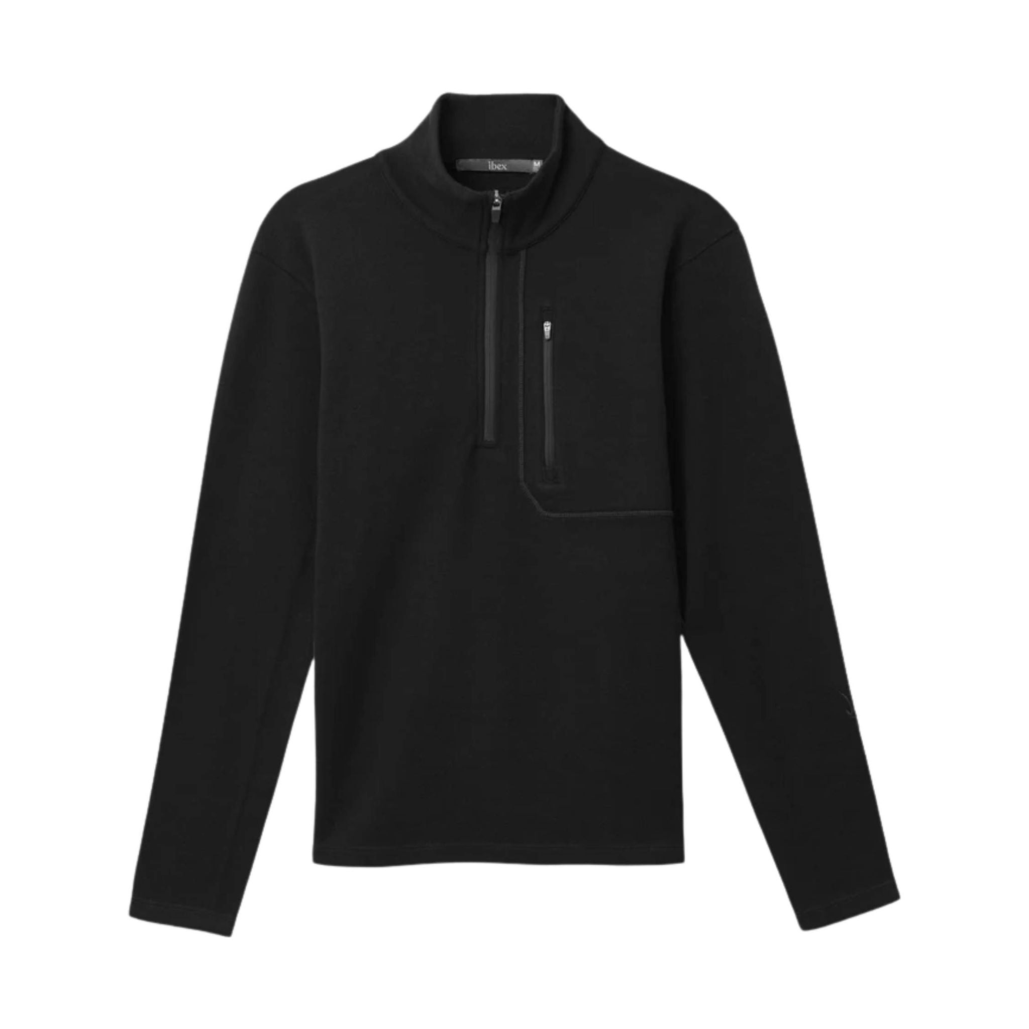 Ibex Men's Shak Quarter Zip - Black by Lenny's Shoe & Apparel