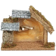 Rustic Fontanini Nativity Stable – 5 Inch Scale