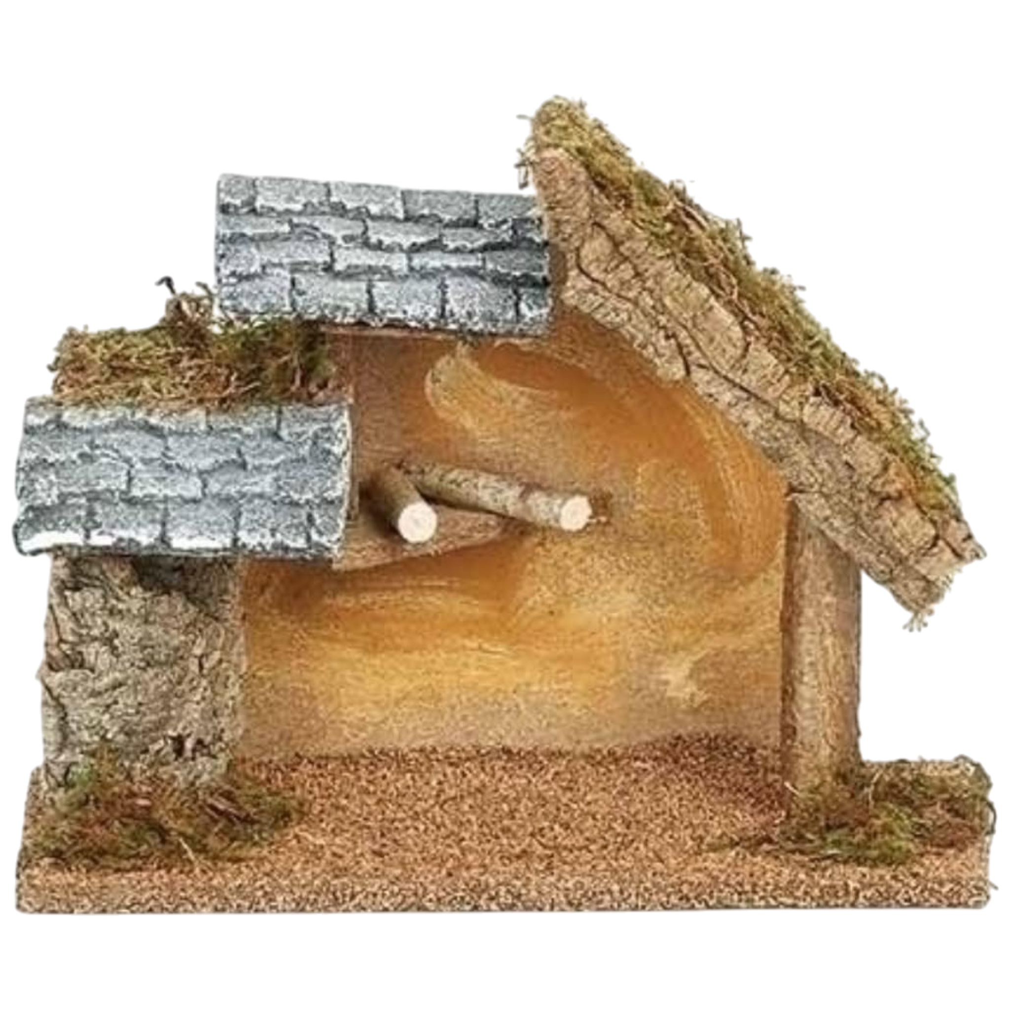 Rustic Fontanini Nativity Stable – 5 Inch Scale