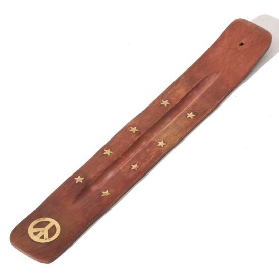 Incense Ash Catcher - Peace Sign by Homeportonline