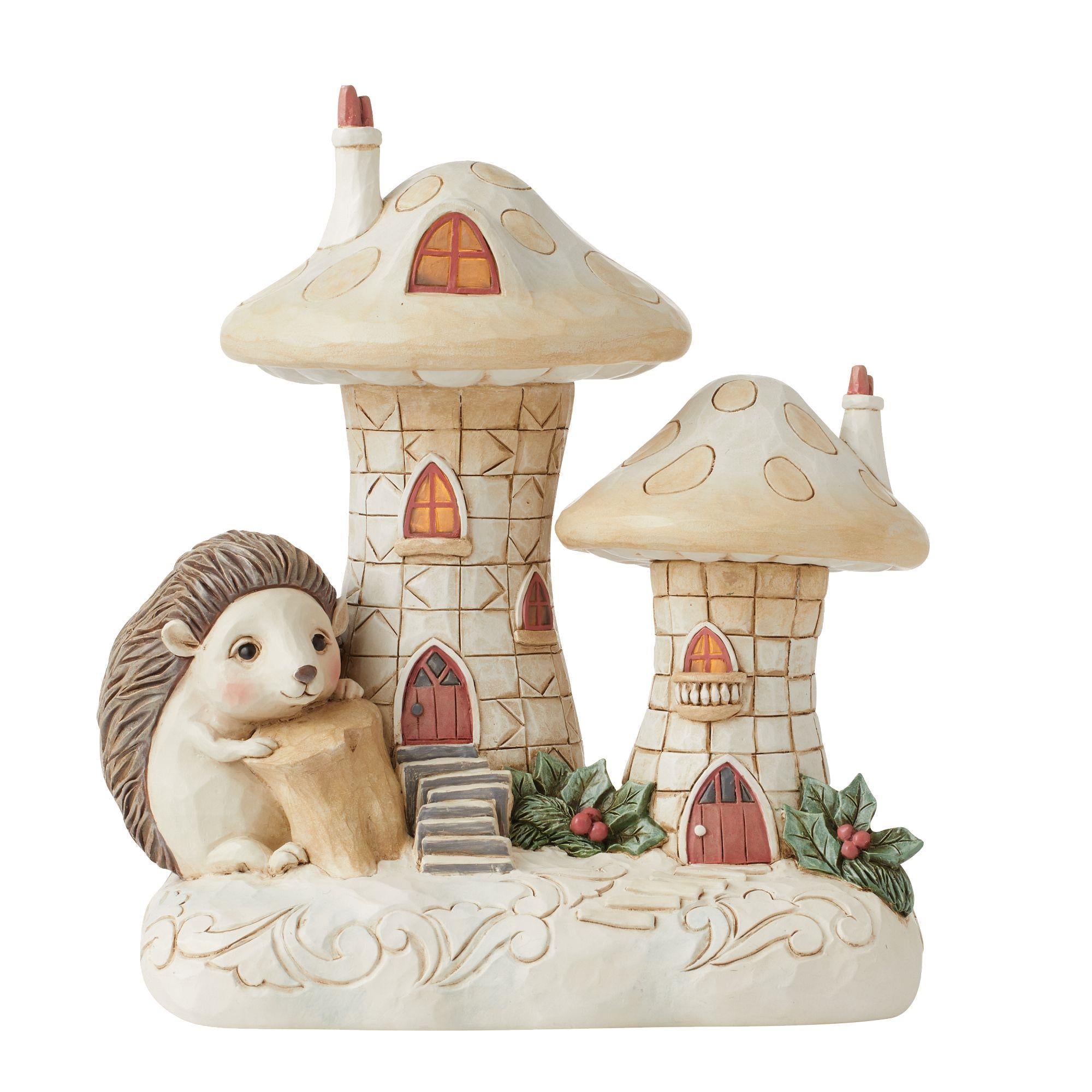 Woodland Lighted Mushroom House